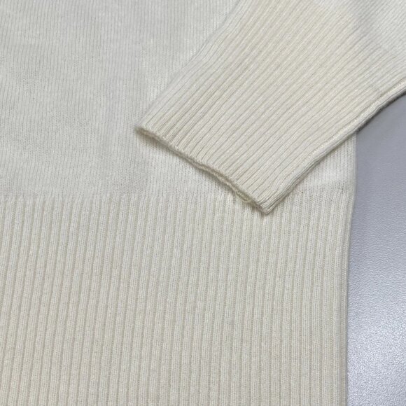 Majestic Filatures Women’s 100% Cashmere Gilet Cardigan Size S Ivory Milk - Picture 6 of 11